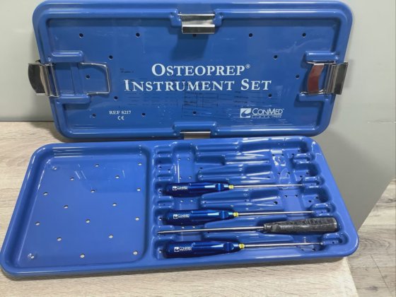 CONMED OSTEOPREP INSTRUMENT SET With Sterilization Tray in Ohio, USA