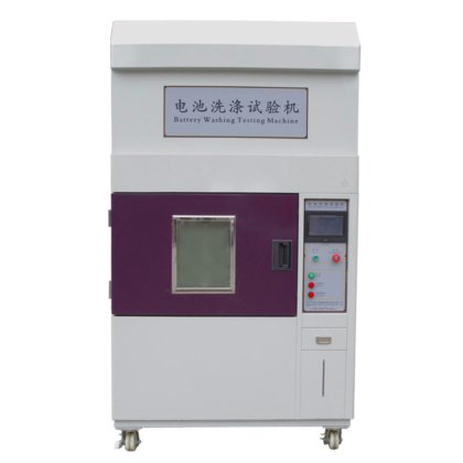 電池の洗浄テストおよび電池および細胞の試験装置のための電池の試験装置