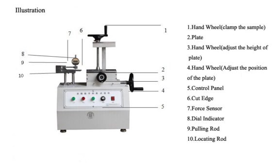 BS 20344 の標準の皮強度テストのための銀製の鋼鉄履物の試験装置