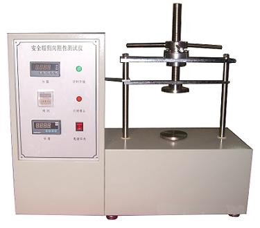 LEDデジタル表示装置のヘルメットの側面剛性率の特性の試験装置