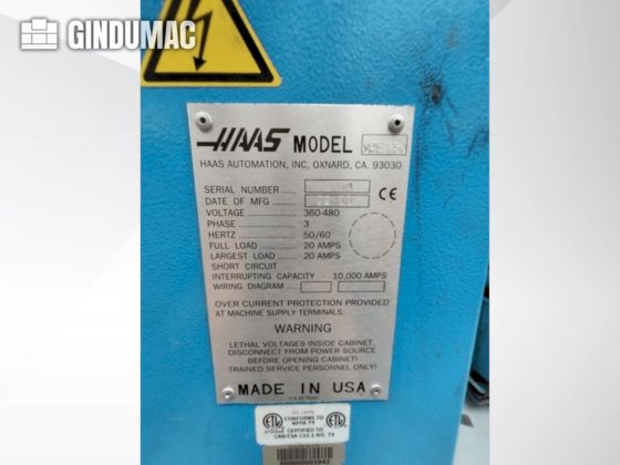 2000 HAAS MIKRON VCE 750