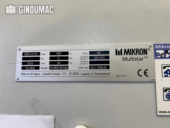 2003 MIKRON Multistar CX 24