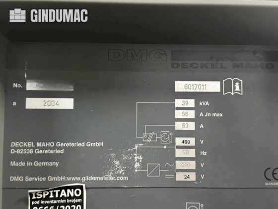 2004 DECKEL MAHO DMC 64