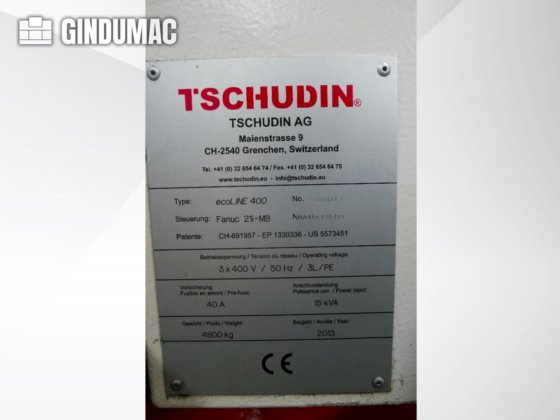 2013 TSCHUDIN ecoLine 400
