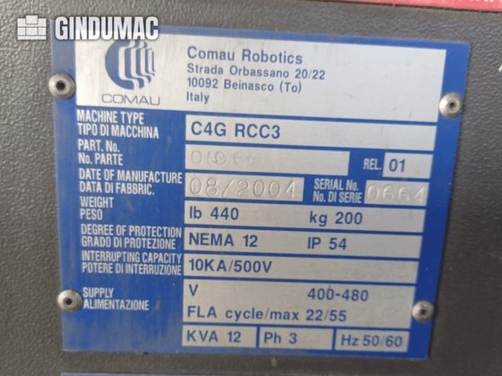 2004 COMAU C4G RCC3
