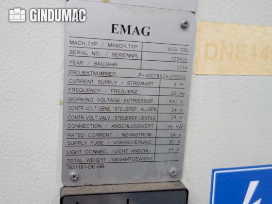 2014 EMAG VSC 250