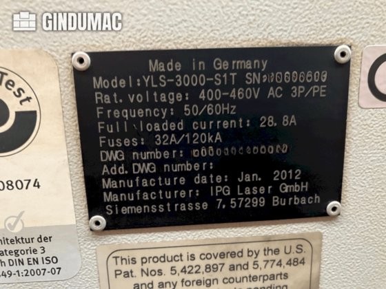 2012 Prima Power Rapido