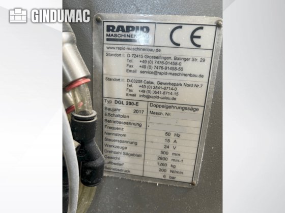 2017 RAPID DGL 200-E