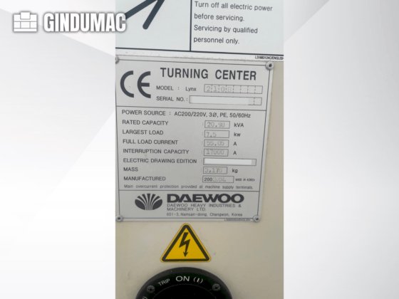 2004 DAEWOO Lynx 210B