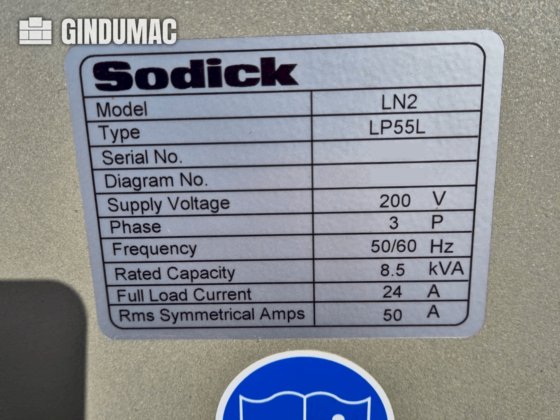 2016 Sodick AD 55 L