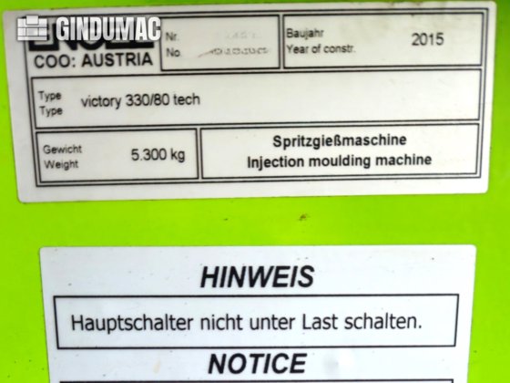 2015 Engel Victory 330/80 Tech