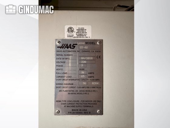 2018 HAAS ST-40