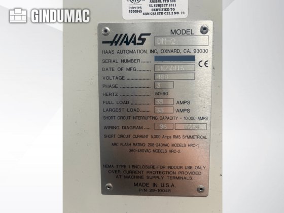 2016 HAAS DM-2