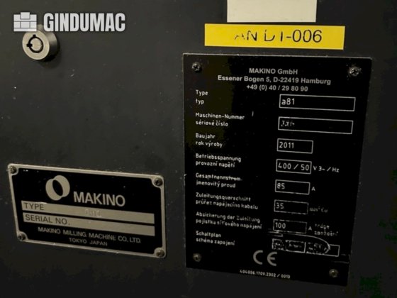 2011 Makino a81