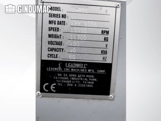2008 Leadwell V80I