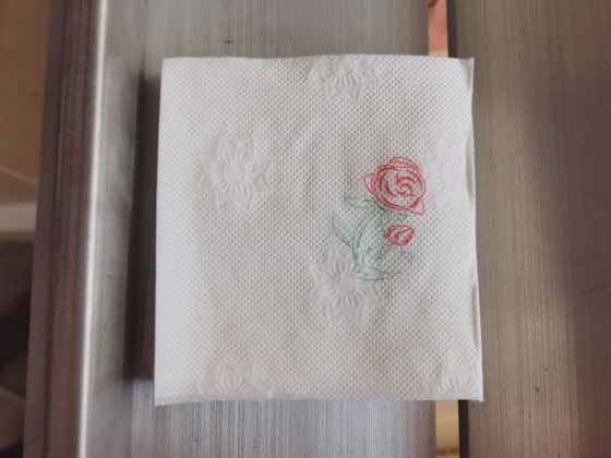 Double Layers Output Napkin Paper