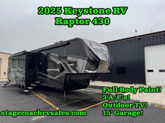 2025 Keystone RV Raptor 430 in Peru, IN, USA