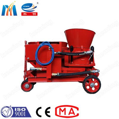 石炭鉱山吹付用耐火ドライミックスショットクリートマシン