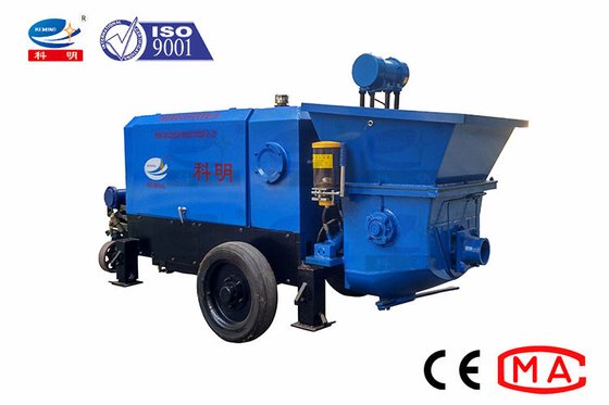 高効率ウェットミックスショットクリートマシン油圧コンクリートポンプ長いスプレー距離