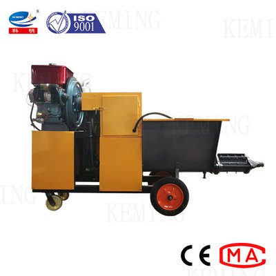 ディーゼルエンジン駆動のセメントグラウトポンプ、コンクリートモルタル用石膏スプレーマシン