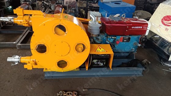 ディーゼルエンジン搭載 1MPa 押し出しゴム工業用ホースポンプ