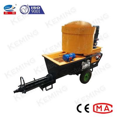 4kW 10m エアコンプレッサー付きスプレーモルタルセメント左官機
