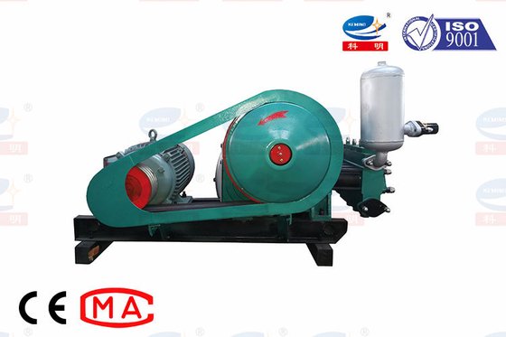 往復ピストン式セメントグラウト装置 小型三連式泥ポンプ