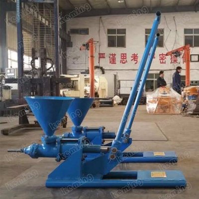 8L/分調整可能手動セメントグラウトポンプ（ホッパー付き）