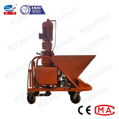 壁補強用スクリュー式ディーゼルモルタルコンクリート吹付機