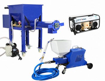 高流量Kシリーズ噴霧機 100kg エアコンプレッサー付き