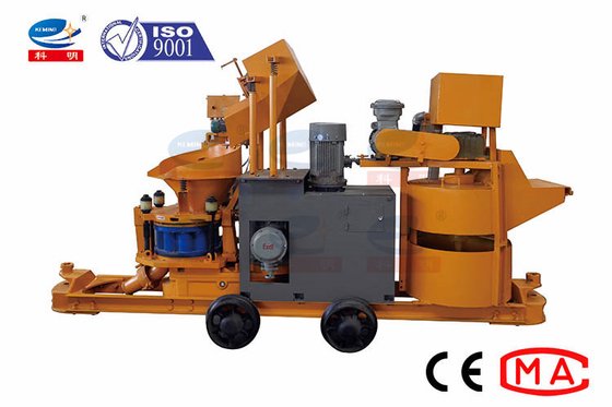 鉱山用ショットクリート設備 コンパクトな構造で長距離搬送が可能