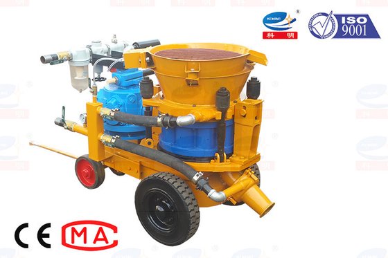 高効率小型空気圧式ショットクリートマシン 操作が簡単