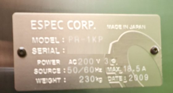 エスペック PR-1KP型