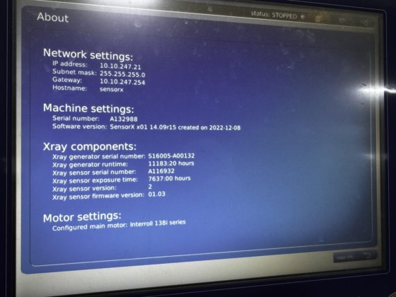 2016 Marel SensorX 501