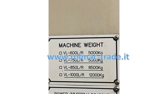 Vertical Lathe SUMMIT VL600