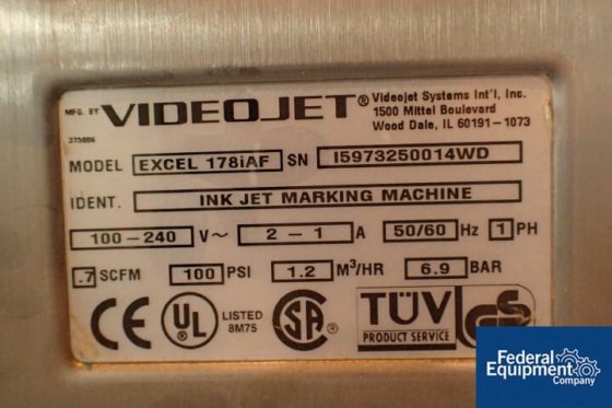 Video Jet Coder, Model 178i