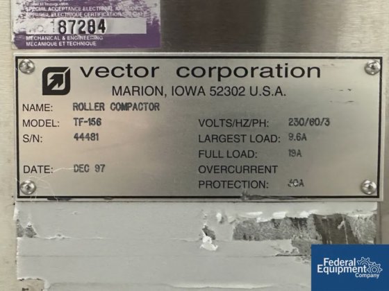 Vector Freund Compactadora rodante, Modelo TF156 en Cleveland, Ohio, USA