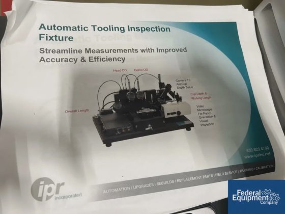 IPR Tooling Inspection Station in New York, USA