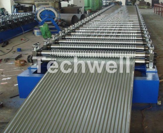 小波浪滚压成型机、小波浪板材滚压成型机