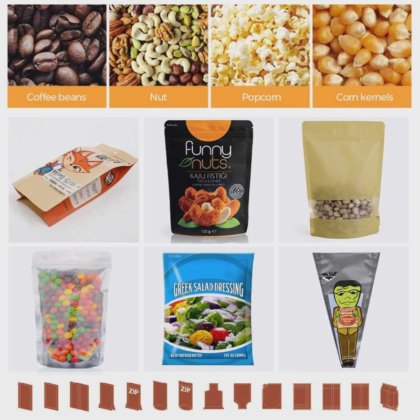 Dession の工場価格の自動バナナの破片のポテト・チップスの doypack の包装機械