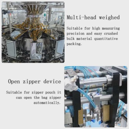 Dession の工場価格の自動バナナの破片のポテト・チップスの doypack の包装機械