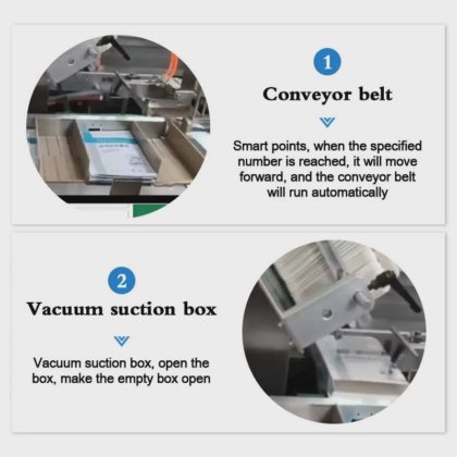Dession 低价位高质量面膜计数和装盒机 化妆品装盒机