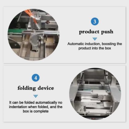 Dession 低价位高质量面膜计数和装盒机 化妆品装盒机