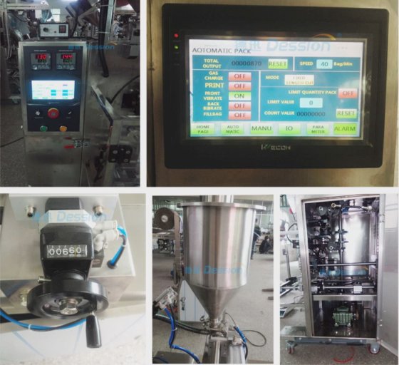 用于滴漏式咖啡、酱料、调味品和液体的分装棒包装机