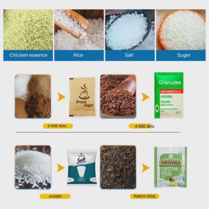 Dession のフル オートマチックの 5g 黒砂糖の袋のパッキング機械