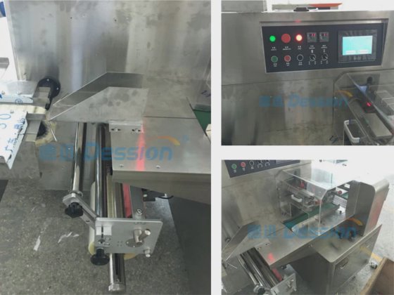 Dessionのろ過装置の盛り土およびシールの横のパッキング機械