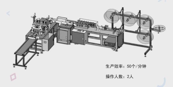 機械類を作るDessionの熱い販売の顔のマスクの折る機械顔のマスク
