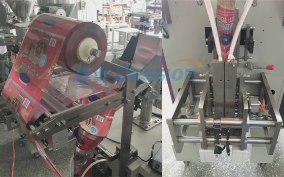 Dession自動インスタントミルクティーパウダーパッキングマシン