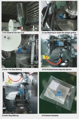 二手滴漏式咖啡颗粒包装机（带外包装袋