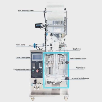 Dession Mini垂直液体包装機、植物飲料、工場価格